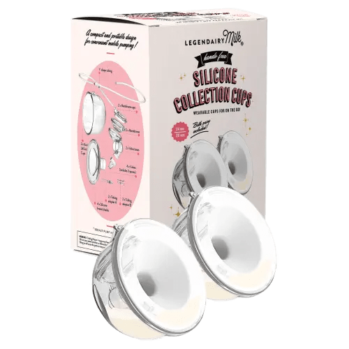 Silicone collection cups