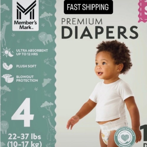Member's Mark Premium Baby Diapers, Sizes Newborn - 8 - Samsclub.com