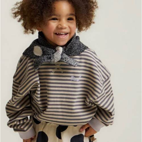 Jamie Stripe Slate Top