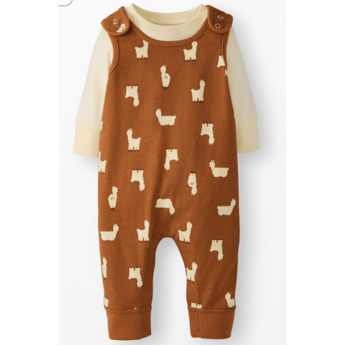 Baby Long Sleeve T-Shirt & Overalls Set | Hanna Andersson