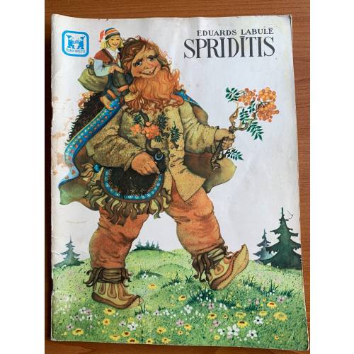 Edouard Laboulaye POUCINET Children Book Latvian Sprīdītis Vintage Latvia Riga 1976 USSR