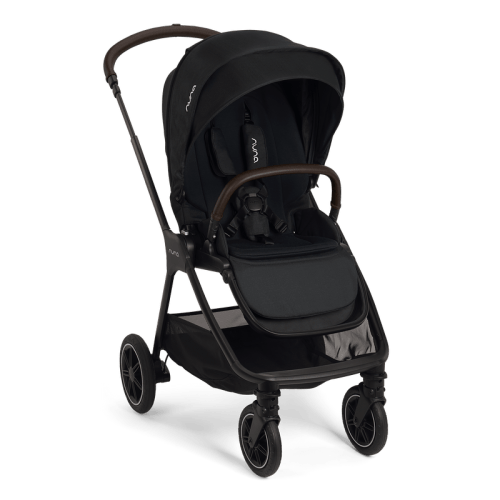 Nuna TRIV Next Stroller w/ Magnetic Buckle  - Caviar/Chocolate