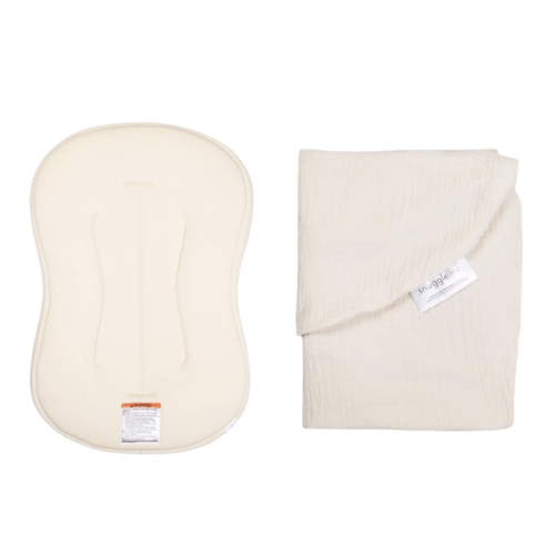 Lounger Curve + Muslin Cover Set | Natural