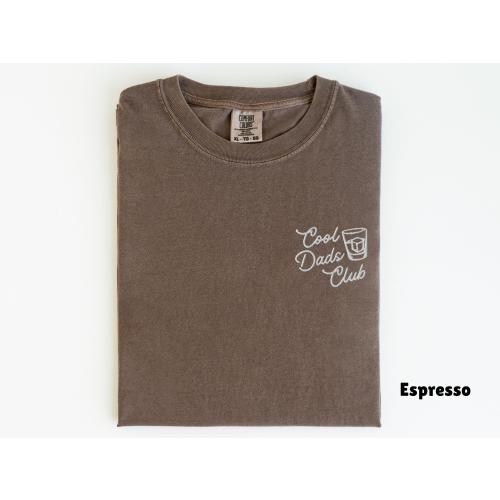 Embroidered Comfort Colors Cool Dads Club Shirt, Old Fashioned Dad Shirt, Pregnancy Announcement New Dad Gift, Fathers Day Gift