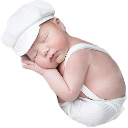 Newborn Baby Boy Suspender Pants Photo Outfits Gentleman Photography Outfit Girl