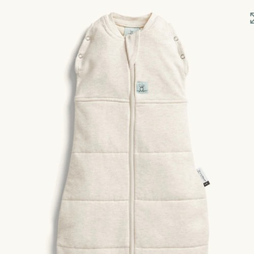 Cocoon Swaddle Bag 3.5 TOG Oatmeal Marle (Winter Swaddle) – ergoPouch AU