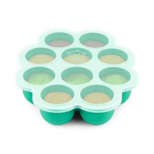 Prep Silicone Baby Food Freezer Tray with Clip-on Lid, 2oz x 10 Silicone Freezer Molds, BPA-Free Baby Food Storage