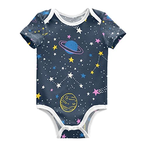 vvfelixl Baby Girl Short Sleeve Bodysuits,Horse Pony Zebra Donkey Baby Onepiece Outfits for 0-3 Months