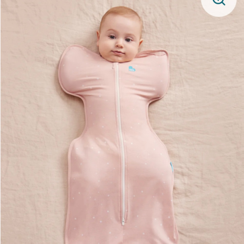 Swaddle Up™ 1.0 TOG Cotton Powder Pink Twinkle