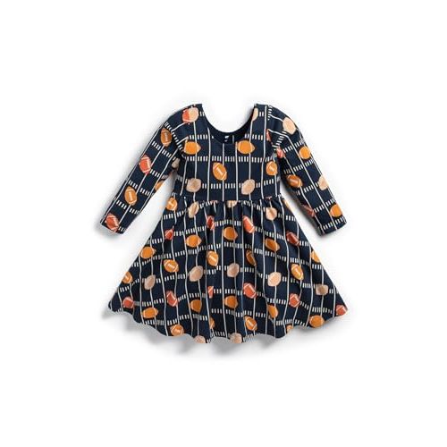 Monica + Andy Girls Organic Long Sleeve Let's Dance Dress