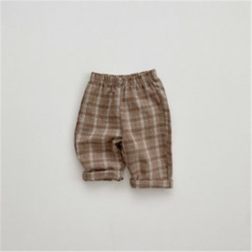 Baby British Style Plaid Pants
