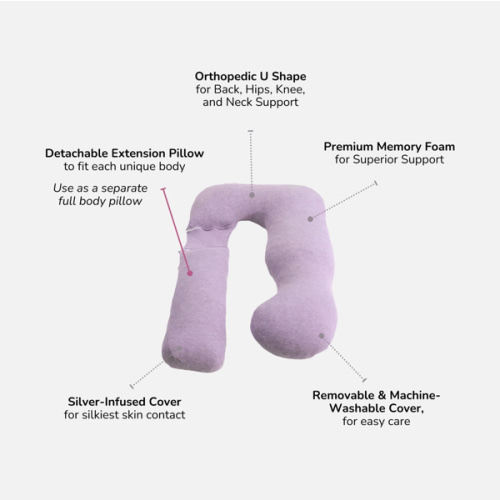 Araluna™ CloudSoft Adjustable Maternity Pillow