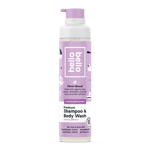 Hello Bello Extra-Gentle Baby Shampoo & Body Wash, Lavender, 10 Oz.