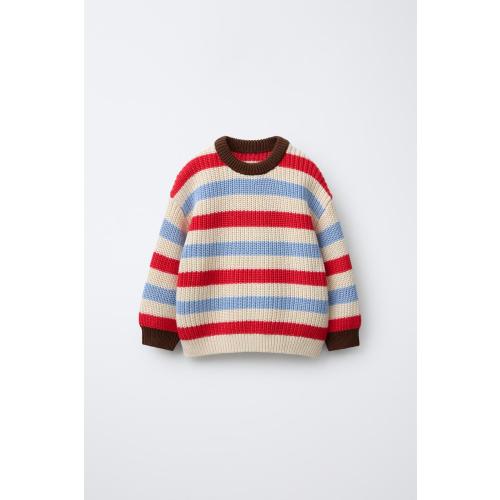 STRIPED KNIT JUMPER - striped | ZARA United States
