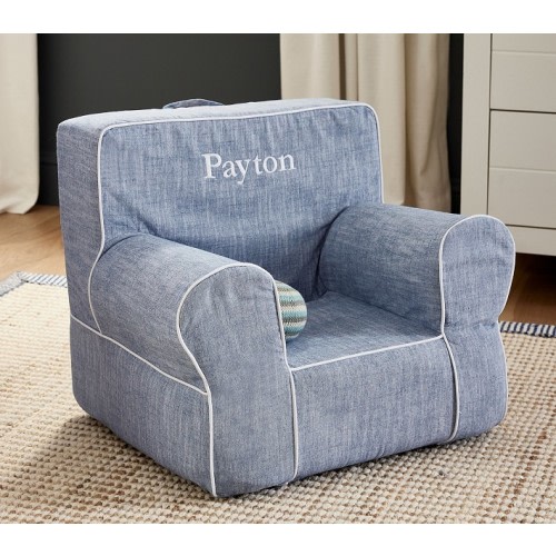 Anywhere Chair®, Chambray with White Piping