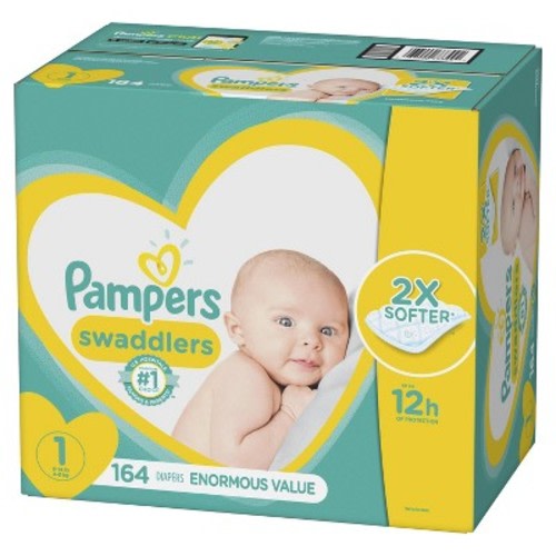 Pampers Swaddlers Diapers - (Size 1)
