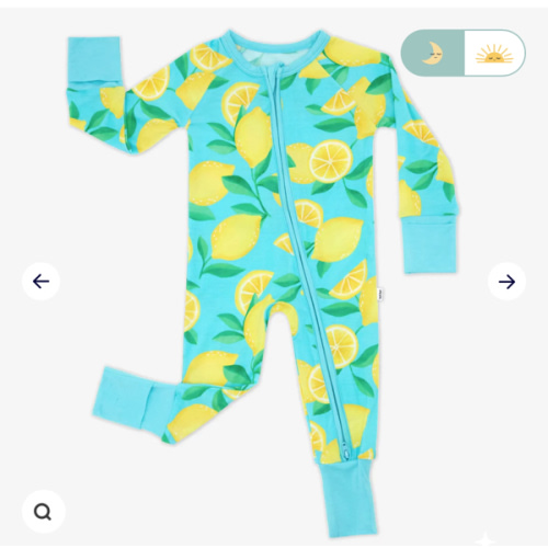 Blue Sunny Citrus Zippy – Little Sleepies