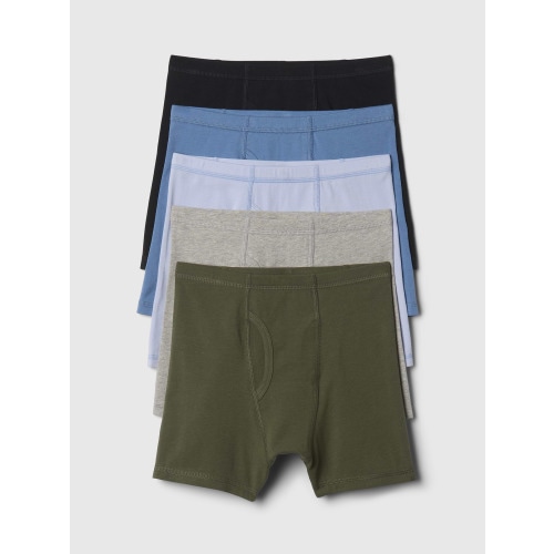 Kids Organic Stretch Cotton Briefs (5-Pack)
