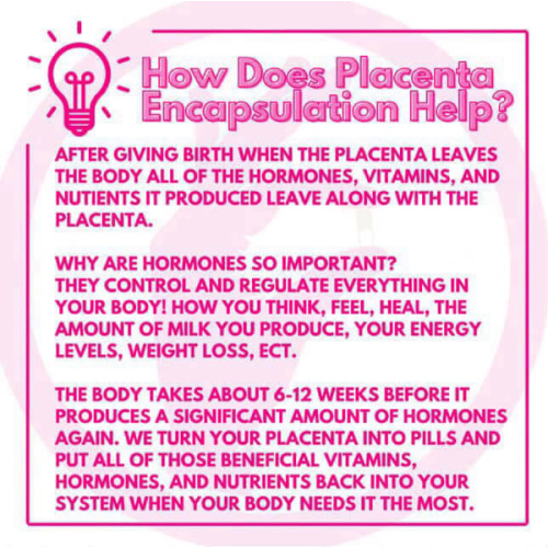 $600 Placenta Encapsulation Contribution