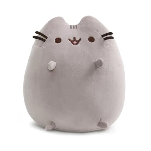 GUND Pusheen The Cat Squisheen Plush, Stuffed Animal for Ages 8 and Up, Gray, 11”