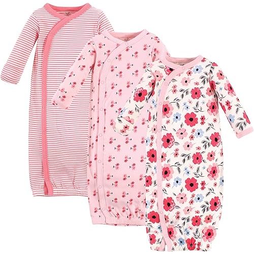 Touched by Nature Unisex Baby Organic Cotton Kimono Gowns