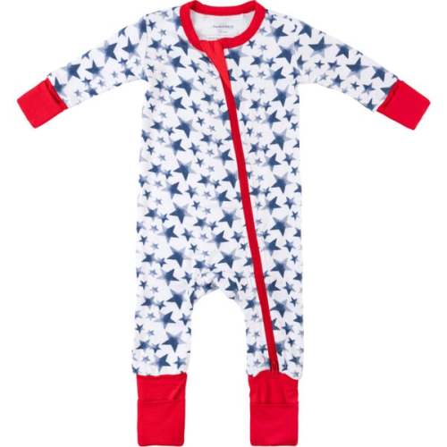 Baby Bamboo Pajamas W/ DreamCuffs®, Stars - Dreamland Baby | Maisonette