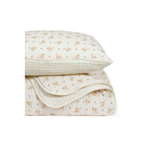 Organic Cotton Muslin Quilt & Sham Set