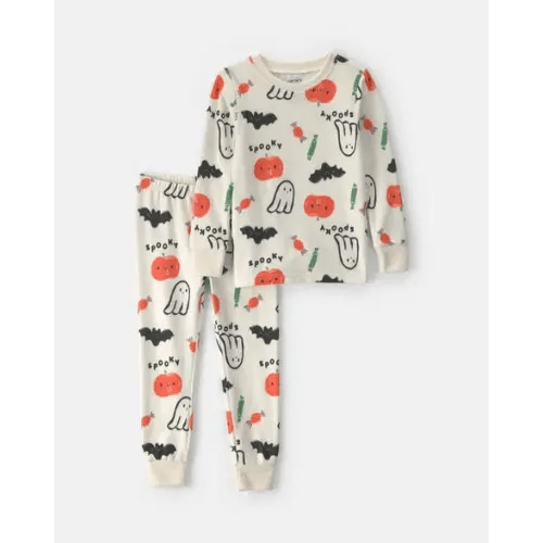 Baby 2-Piece Halloween Snug Fit Pajama Set - Cream | Carter's