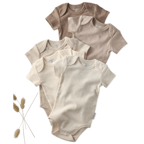AVERY 5-Pack Short Sleeve Bodysuits