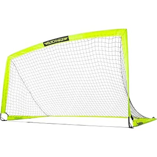 Franklin Sports Blackhawk Backyard Soccer Goal - Portable Pop Up Soccer Nets - Youth + Adult Folding Indoor + Outdoor Goals - Multiple Sizes + Colors
