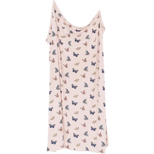 KYTE BABY Blush Butterfly Swaddle Blanket
