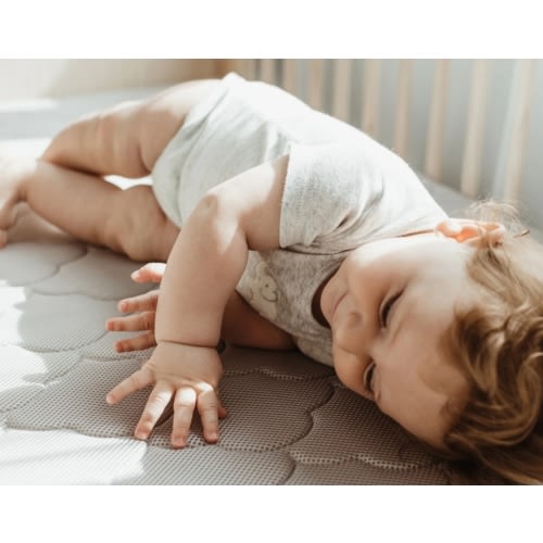 Waterproof Crib Mattress - Standard / Sand