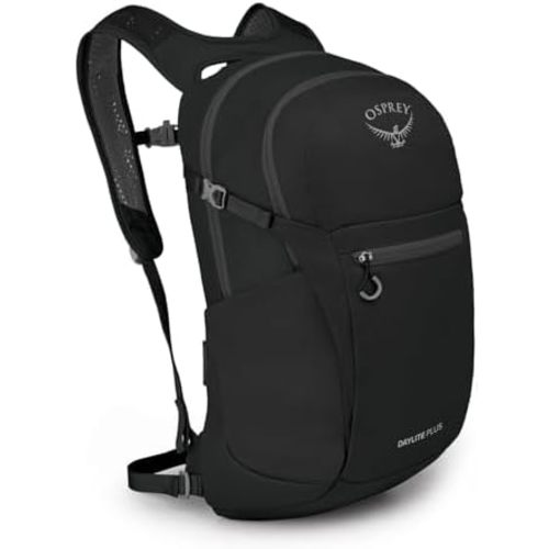 Osprey Daylite Plus Commuter Backpack – Lightweight, Everyday Pack with Laptop Sleeve and Water Bottle Pockets – Ideal for Work, School, and Travel with Versatile Storage Options, Black