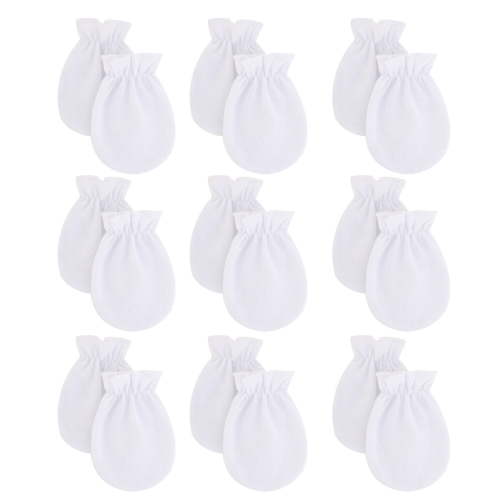 Bmisegm Baby Mittens No Scratch Gloves for 0-6 Months Versatile Hand Soft and Cozy for Boys and Girls 9 Pairs White Gloves White - Walmart.ca
