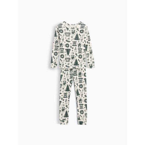 5T babyGap X-Mas Print PJ Set