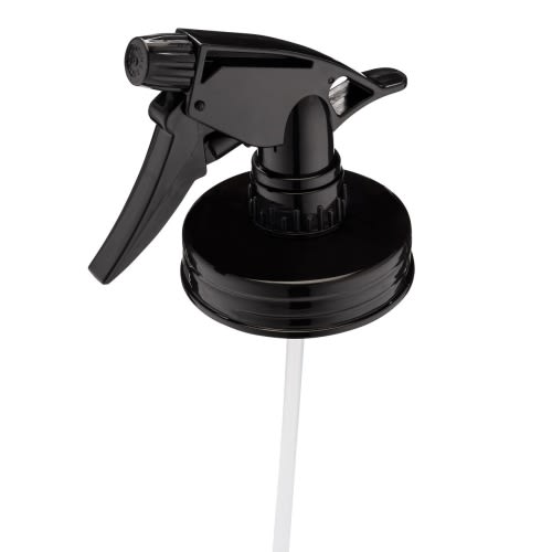 Mason Jar Sprayer Lids – Black