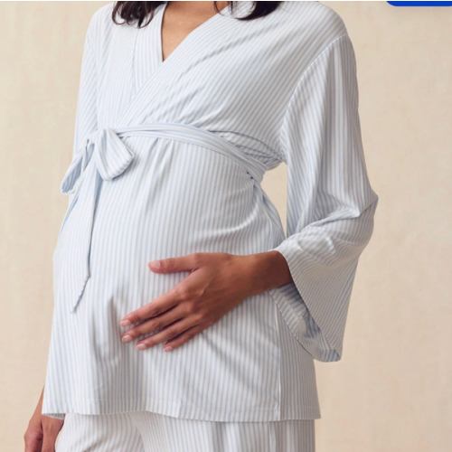 LAKE | Women | DreamModal® Pajamas | Fog Maternity Kimono Bundle