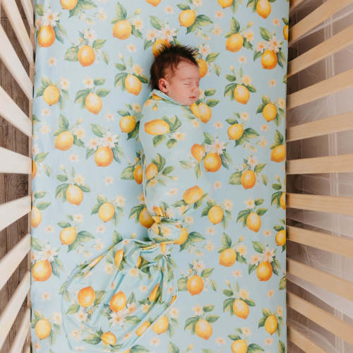 Premium Knit Fitted Crib Sheet - Melody