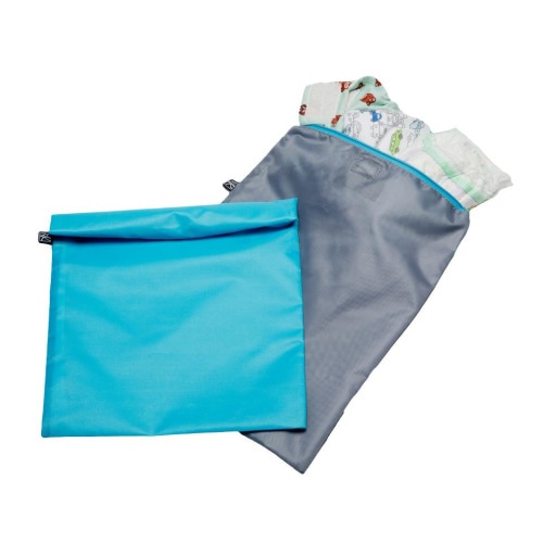 J.L. Childress Wet-To-Go 2 Pack Wet Bags - Grey/Teal