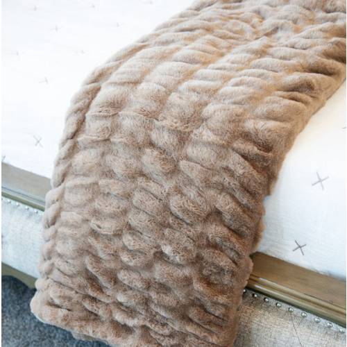 Minky Couture Milk Chocolate Blanket (Size ‘Monster’)