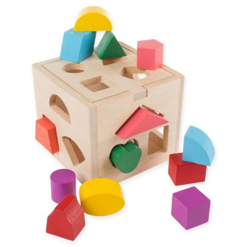 Hey! Play! 12-Piece Wooden Shape Sorter