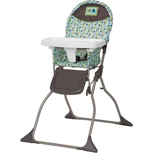 Cosco Kids Highchair for Baby, Simple Foldable High Chair, Convenient, Lightweight, and Compact Design, Elephant Squares