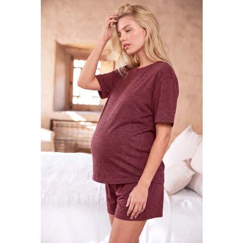 Soft Stretch Crewneck Maternity Lounge Set