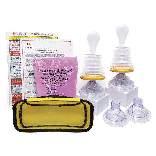 LifeVac Home & Yellow Travel Combo Kit