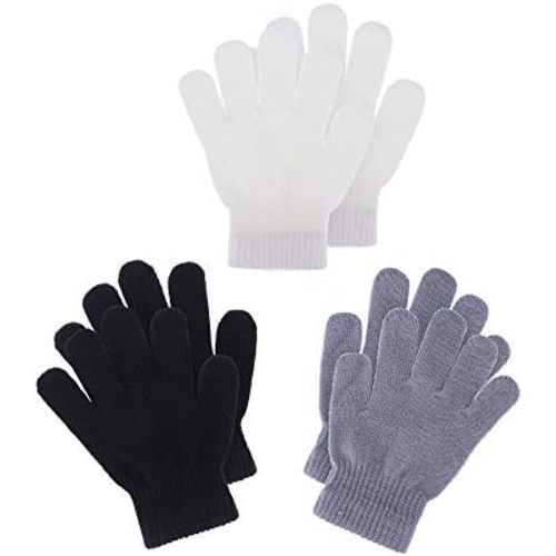 Boao 3 Pairs Toddler Winter Gloves for Boys and Girl