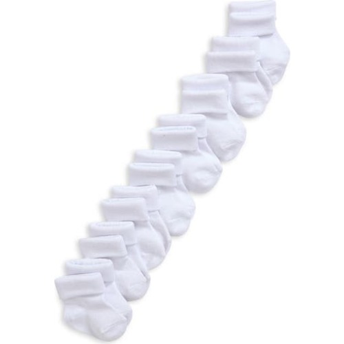 Assorted 8-Pack Crew Socks, 0-6M