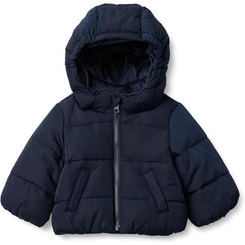 Amazon Essentials x Sofia Grainge Babies, Toddlers, and Boys' Water-Resistant Hooded Puffer Jacket