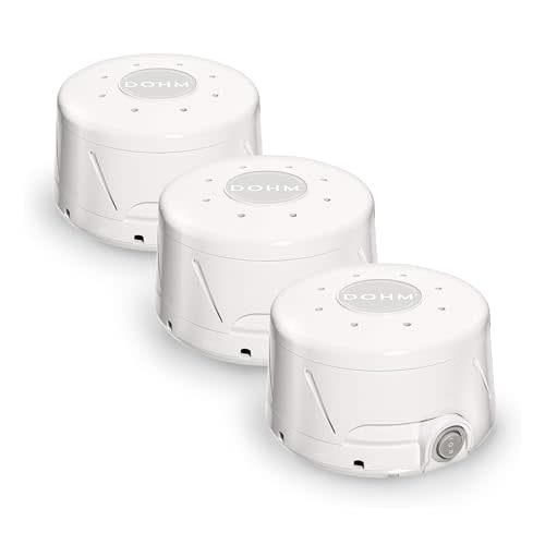 Yogasleep Dohm Classic (3 Pack) The Original White Noise Sound Machine, Soothing Natural Sounds from a Real Fan, Sleep Therapy for Adults & Baby, Noise Cancelling for Office Privacy & Meditation