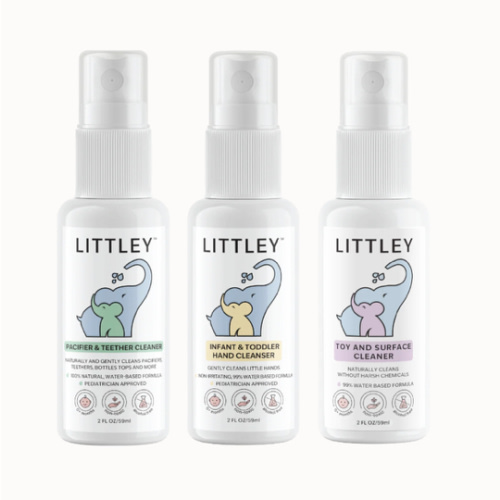 "INTRODUCTORY $20.99 SAMPLE PACK" Pacifier Cleaner + Hand Cleanser + T – Littley USA