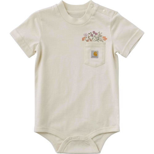 Girls' Short Sleeve Garden Pocket Bodysuit (Baby)